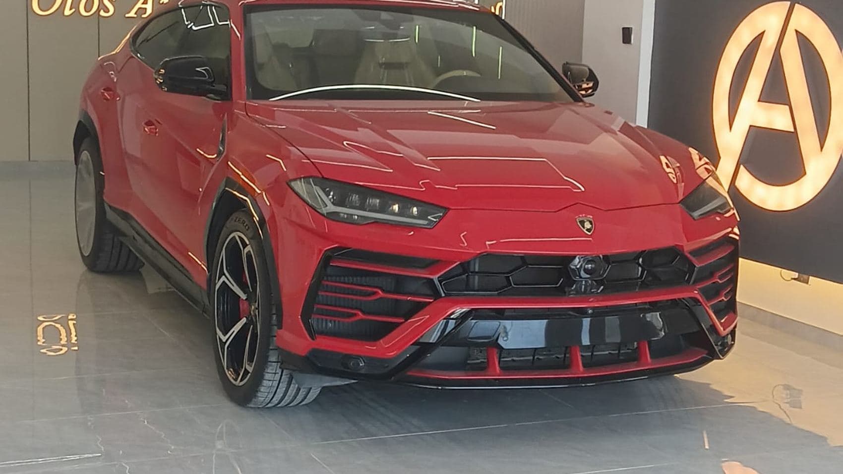 Luxury vehicle on the road